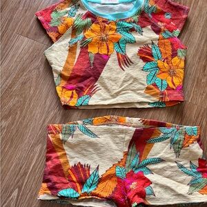 Free People Floral Print Women's Swim Set